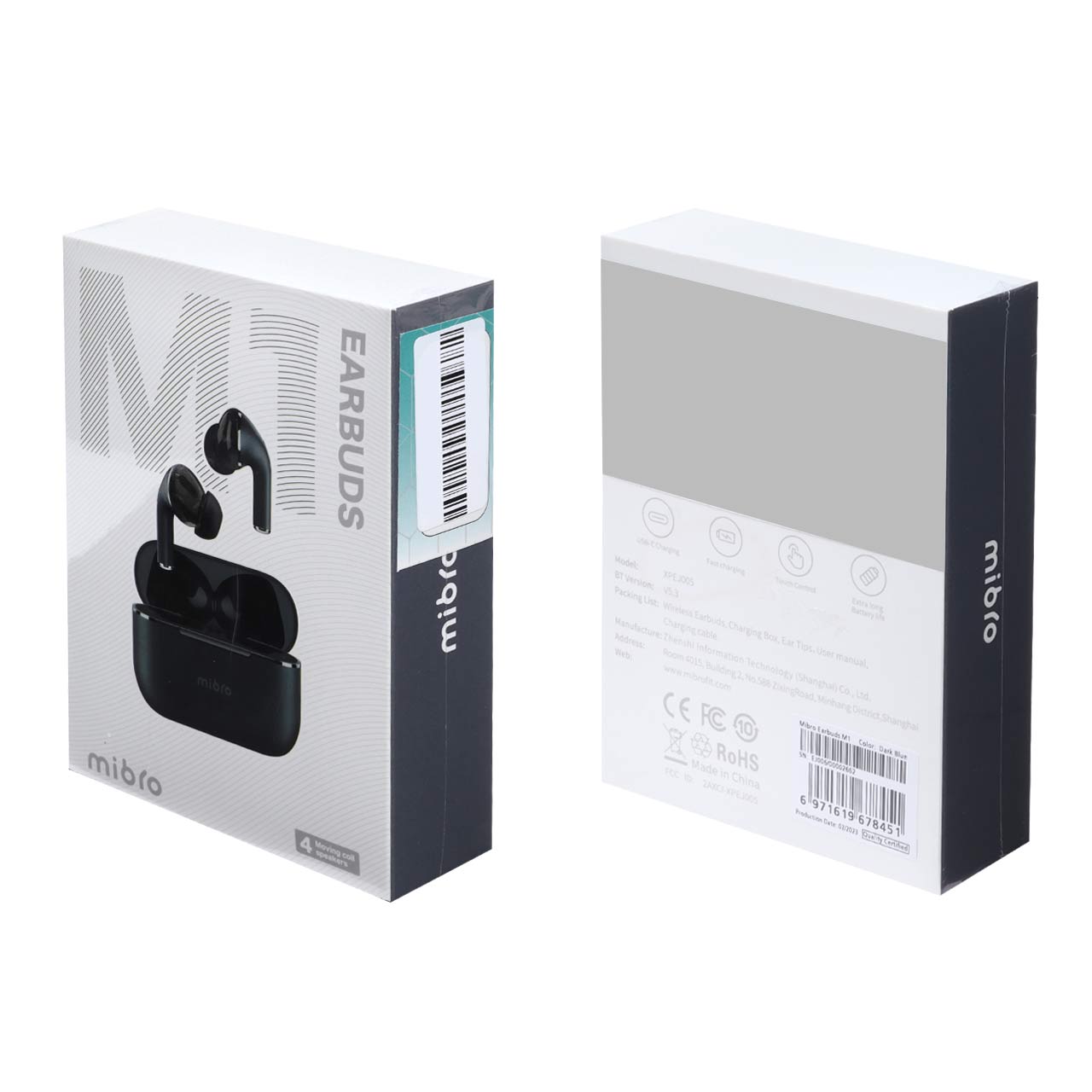 ایرفون بی سیم شیائومی Mibro Earbuds M1 مدل XPEJ005 آبی تیره گارانتی