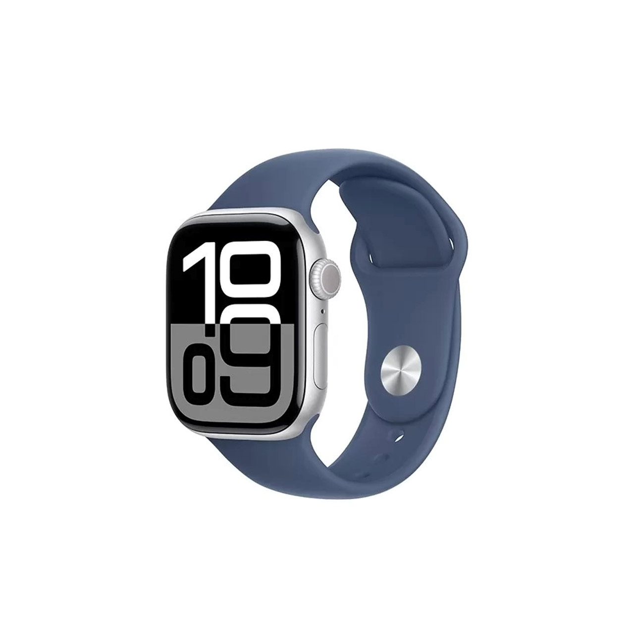 ساعت هوشمند اپل واچ سری 10 مدل Sliver Al Denim SB M/L GPS -42MM - نقره ای - اصلی (گارانتی 18 ماهه شرکتی)