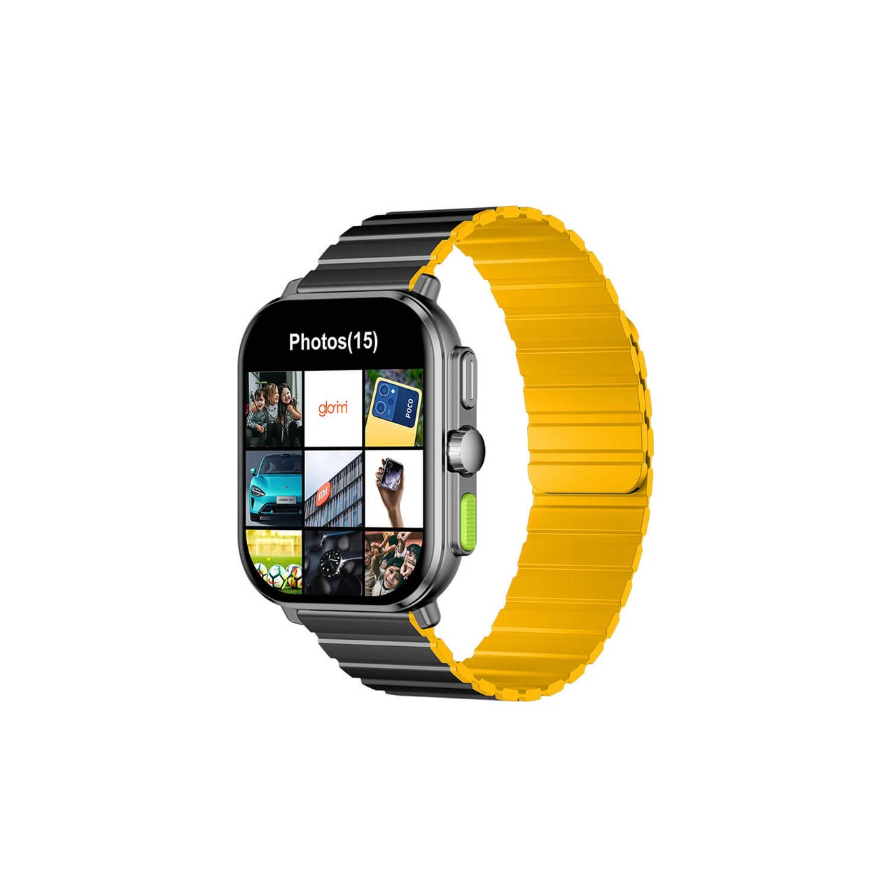 ساعت هوشمند Glorimi مدل GS2 Pro - مشکی زرد (گارانتی 18 ماهه شرکتی)