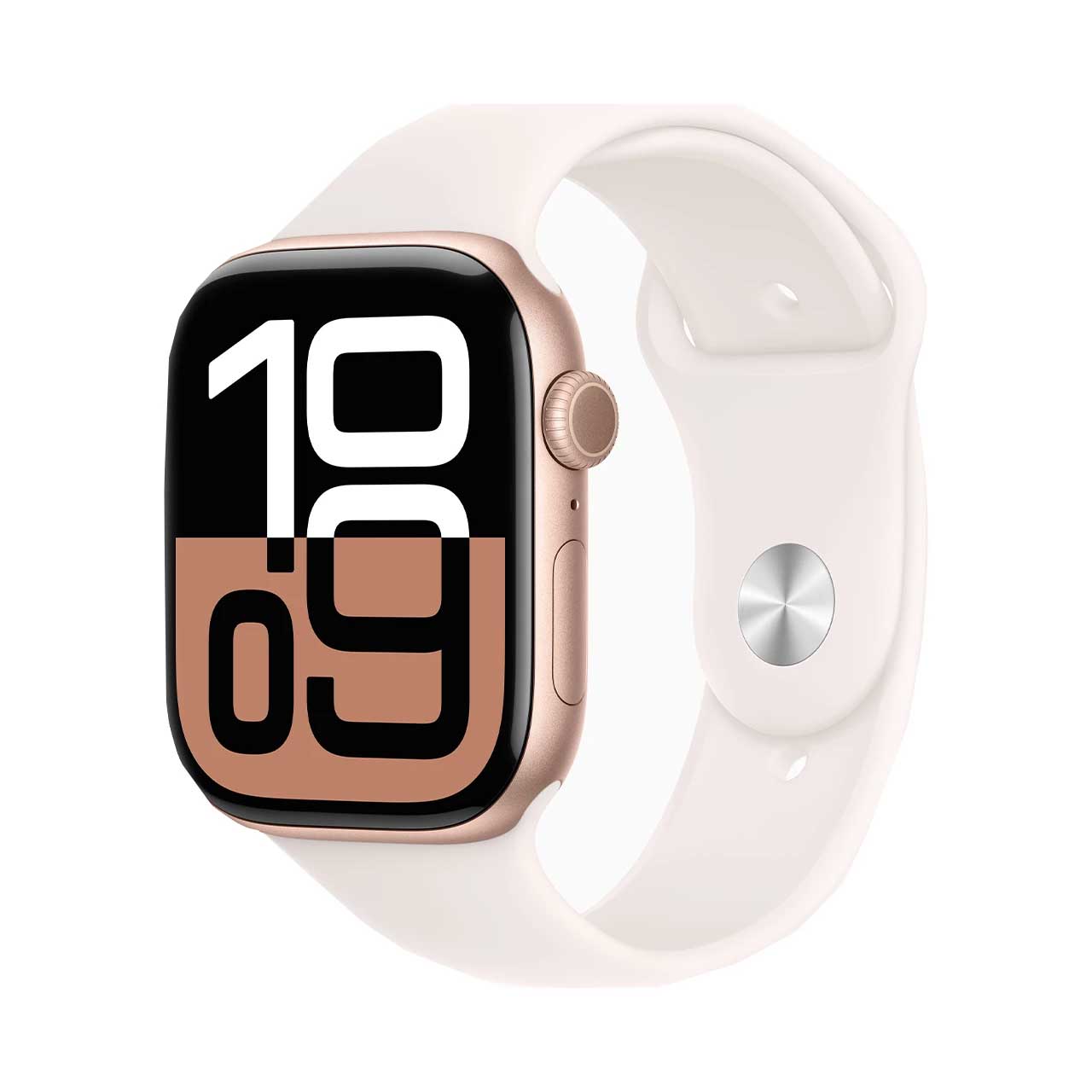 ساعت هوشمند اپل واچ سری 10 مدل Rose Gold Al LB SBM/L GPS -46MM - رزگلد - اصلی (گارانتی 18 ماهه شرکتی)