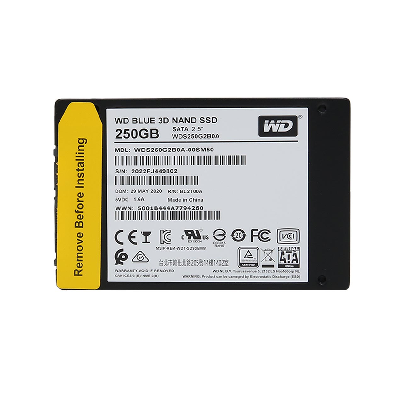 هارد WD Blue SSD مدل WDS250G2B0A ظرفیت 250GB - فروشگاه - پنل فروشگاهی eways