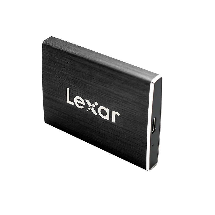 Lexar Professional SL100 Pro SSD Portatile 500GB - USB 3.2 Gen 2 Type-C, Lettura 950 MB/s, Scrittura 900 MB/s, Alluminio Nero
