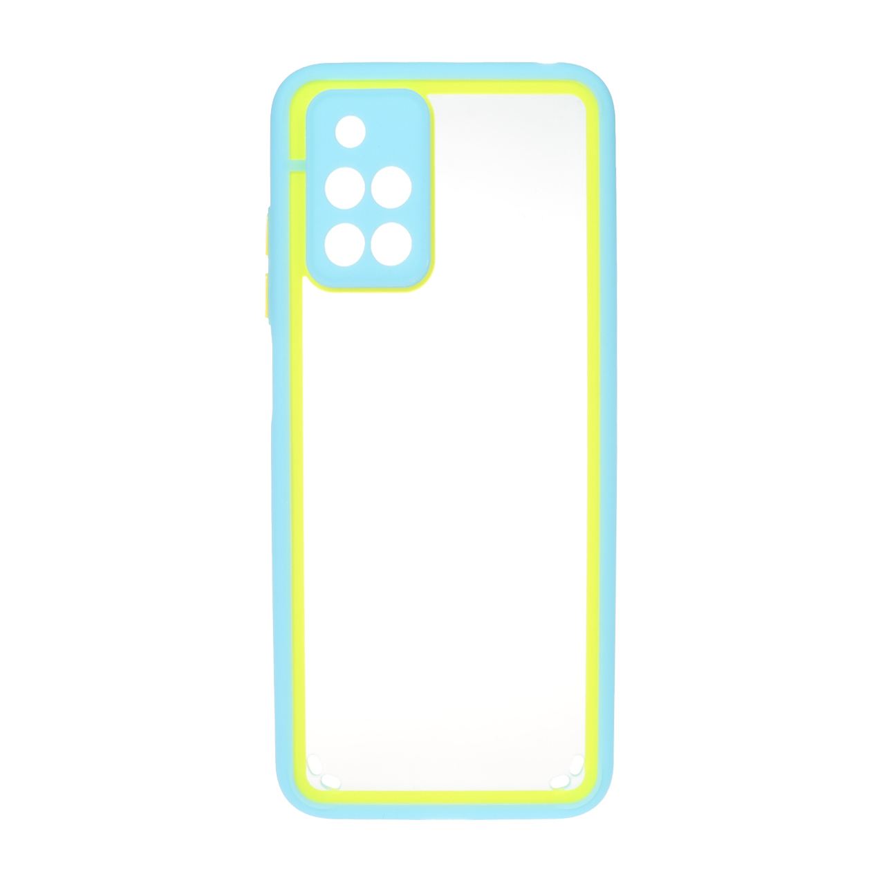 قاب دور رنگ پشت شفاف محافظ لنزدار Xiaomi 10 آبی Ch فروشگاه پنل فروشگاهی Eways 9701