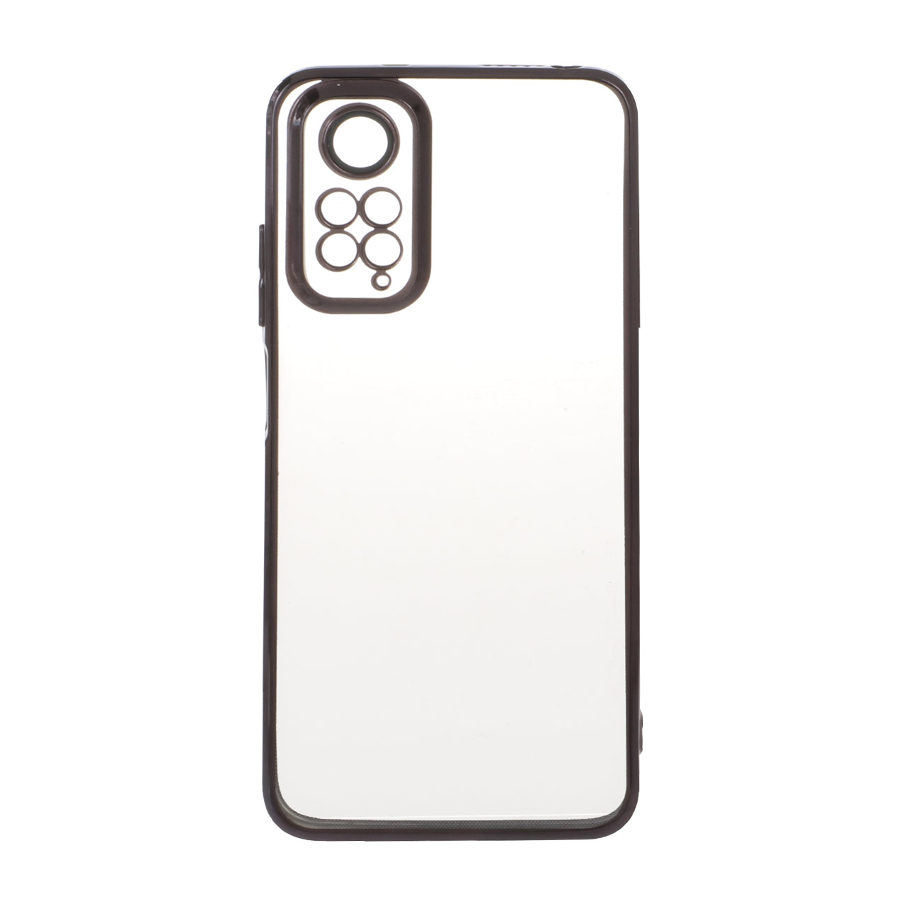 قاب شفاف دور رنگی محافظ لنزدار Xiaomi Redmi Note 11s Note 11 4g مشکی فروشگاه پنل 5435