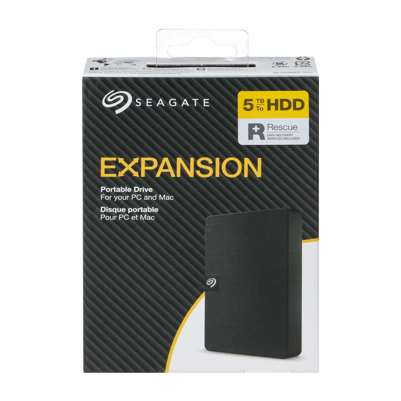 هارد اکسترنال Seagate مدل Expansion ظرفیت 5TB - مشکی (گارانتی ایران ...