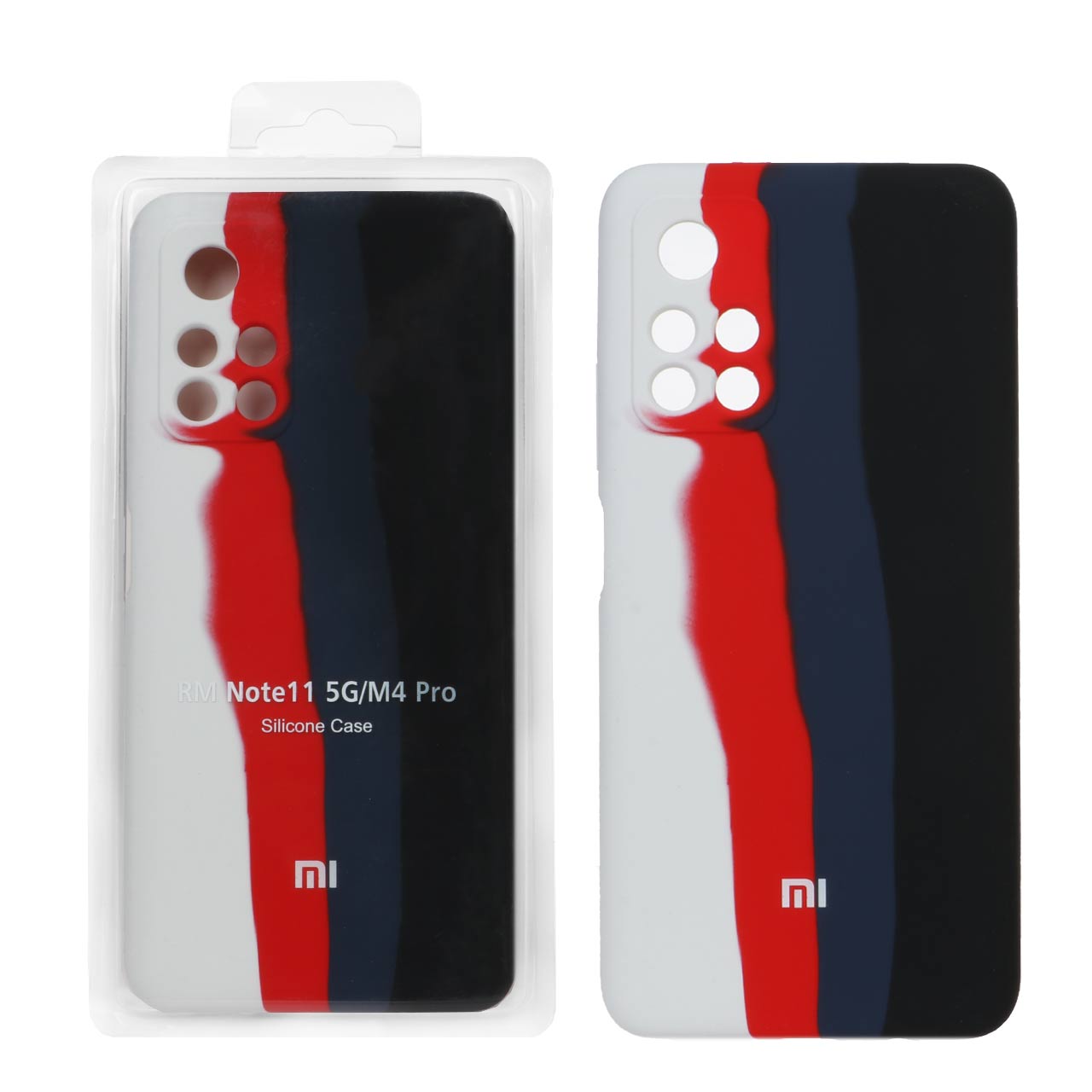 Pack 2 Fundas Para Xiaomi Redmi Note 11 5G / Poco M4 Pro 5G - Silicona TPU Anti-golpes - Diseño Negro Con Dibujos