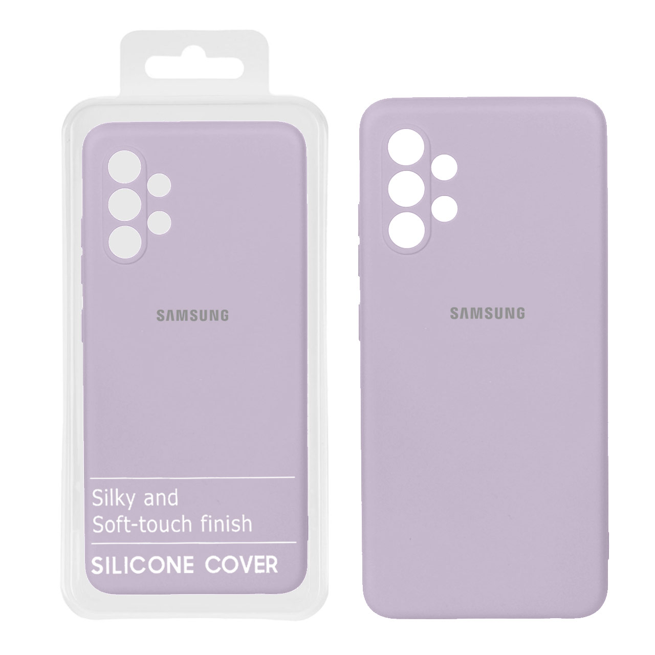 قاب نیو سیلیکون محافظ لنزدار Samsung A32-4G - RFF - یاسی (پک دار ...