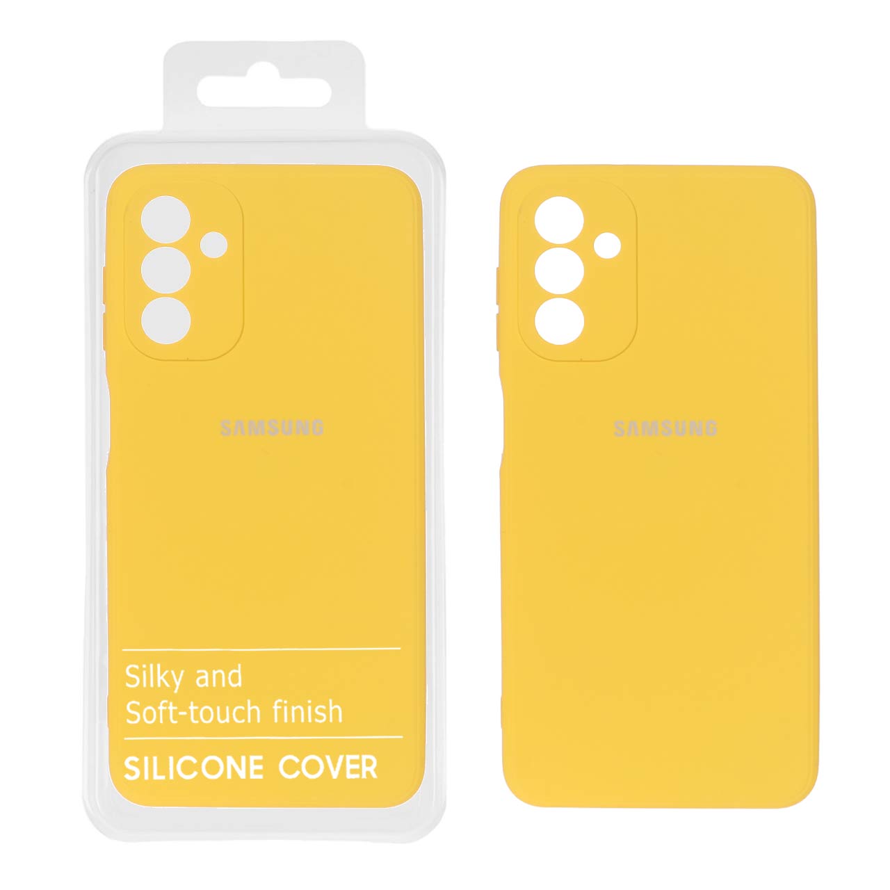 قاب سیلیکونی HighCopy مدل Samsung A135G/ A04S/ F13/ M13 زرد (پک دار